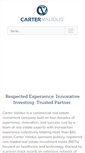Mobile Screenshot of cartervalidus.com